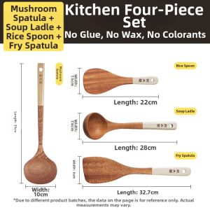 COOKER KING | Heat Resistant Wooden Cooking Spoon