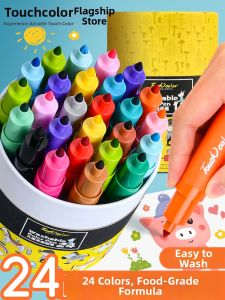 Touch Color | Non-Toxic Watercolor Brushpen for Kids Washable Food Grade