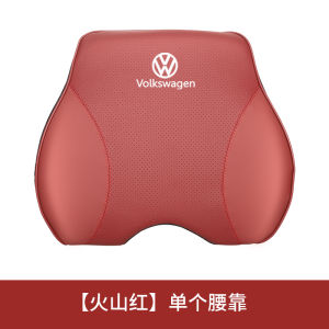 Car Headrest Neck Support Cushion Backrest Pad Suitable for Volkswagen Passat Sagitar Nivus Golf Jetta Santana Memory Foam PVC Leather