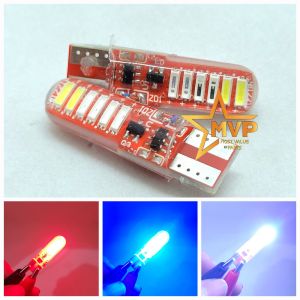 Lampu Sein Sen Jelly Colok Flash Jelly LED 3 Warna Kedip RBW ( Red Blue White ) T10 Universal