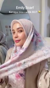 [BUY 3 GET 1 FREE HIJAB] Hijabwanitacantik - Segiempat Emily Scarf Standart & Jumbo | Hijab Polycotton