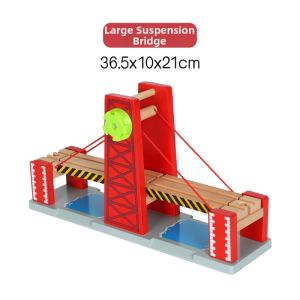 LEKU | Compatible Wooden Track Accessories for Toy Trains