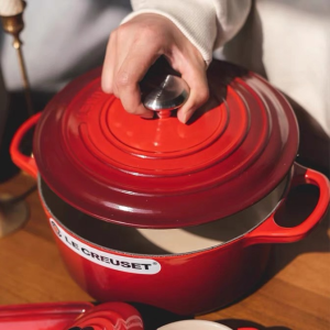 Cast Iron Saucepan Enamel Saucepan 24cm Round Stockpot Household Multifunctional Pot Stockpot