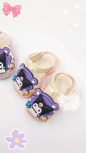 Age 9m-5Yrs Kids Baby Girl Kuromi Sandals Size 18-29 Sandal Kuromi Melody Perempuan by SFM
