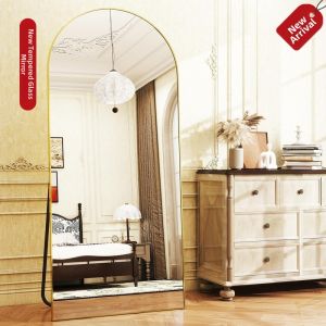 French Arched Dressing Mirror Tempered Glass