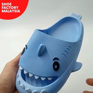 Age 3-6Yrs Kids Shark Slippers Sandal For Children Size 27-32 Selipar Ikan Jerung Budak  From Shoe Factory Malaysia