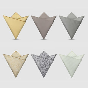Pure Color Mens Wedding Suit Pocket Square Business Decorative Accessory Grey Handkerchief Square Fashionable Summer 2020