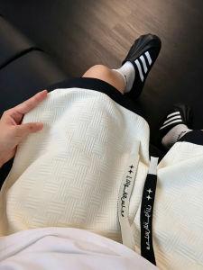 LIUBU | Pleated Design Color-block Quick-drying Mens Shorts