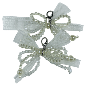 Trendy Butterfly Knot Pearl Shoe Buckle Accessory DIY Decor East Gate INS Universal Shoe Flower Laces Fashionable Shoe Parts