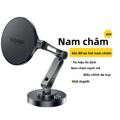 Giá Đỡ Điện Thoại Ô Tô Không Dây Từ Tính Sạc Nhanh Essager 15W Cho Magsafe iPhone 15 14 13 Pro Max Dễ Dàng Dán Và Gắn