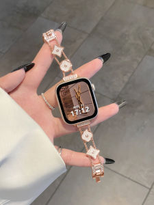 psnld | Dây Đeo Đồng Hồ iWatch Kim Loại Mới Thời Trang Cho Phụ Nữ Mùa Hè