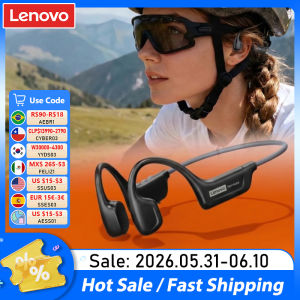 Lenovo | Lenovo S102 Bone Conduction Bluetooth V6.0 Earphones Wireless Sports Headphones Waterproof Sweatproof Running Cycling Neckband