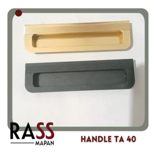 1PCS Handle Tarikan Lemari Laci Minimalis Interior Huben TA-40 Gold Black Mirror