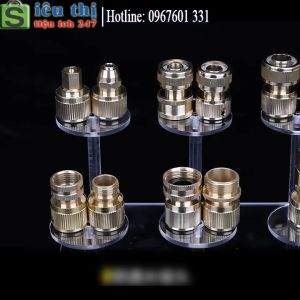 Khớp Nối Nhanh 2 Ống Nhựa Mềm Vòi Xịt Máy Rửa Xe Cao Áp TI0499