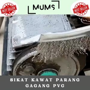 MG FREED Sikat Kawat Golok Kuningan Baja Bengkok Gagang Plastik PVC Knife Brushes