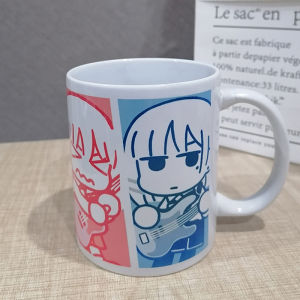 Cốc Cà Phê Gốm Sứ BOCCHITHEROCK 301-400ml Phụ Kiện Hoạt Hình Anime Cốc Đựng Nước Đồ Dùng Ăn Uống Thiết Kế Đơn Giản