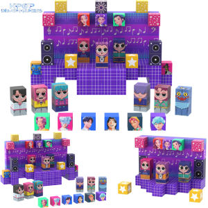 2026New product: KPop Demon Hunters Building Blocks Rumi Assembly Model Doll Building Blocks ToyMagnetic building blocks