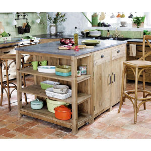Modern Simple Nordic Style Solid Wood Vintage Dining Table And Sideboard Combination Western Dining Cabinet Country Island Workbench