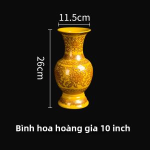 Vại Sứ Hoa Sen Không Trang Trí