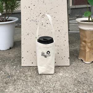 Canvas Beverage Milk Tea Handbag Insulated Cup Cover Eco-friendly Water Cup Holder Shopping Bag Thermal Cup Sleeve for Sports