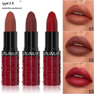 ลิปสติกกำมะหยี่เซ็กซี่กันน้ำติดทนนานไม่ติดลิปกลอสกันเหงื่อให้ความชุ่มชื้น 3 สี