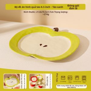 Bát Sứ Hình Táo cho Bữa Sáng Bữa Ăn Một Mình Tráng Miệng Yến Mạch
