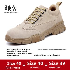 CHIJIU | Anti-Odor Impact-Resistant Puncture-Resistant Welding Safety Shoes