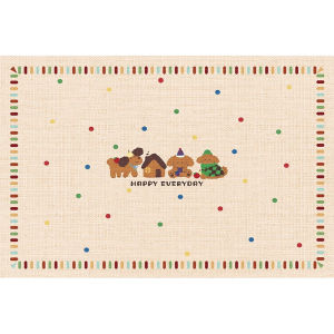 LUOYOUTE | Thảm Lót Cửa Chống Trượt Bền Hình Cartoon Belgian Velvet