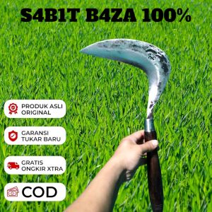 Arit Rumput Dan Padi Super tajam 100% Baja Murni