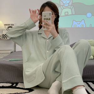 Đồ Ngủ Cotton Nguyên Chất Cho Bà Bầu Đồ Ngủ Dài Tay Mùa Xuân Thu Đông Cho Phụ Nữ Mang Thai Đồ Mặc Nhà Cỡ Lớn Đồ Ngủ Cho Bà Bầu