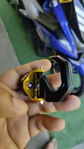 ตะขอแขวนของมอเตอร์ไซค์ ตะขอคู่ ตะขอเกี่ยวของ ตะขอแขวนหมวกกันน็อค ที่แขวนของมอไซค์ ตัวแขวนของ (0126)