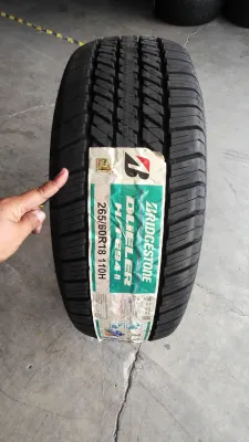 ยางรถยนต์ Bridgestone H/T 684 ขนาด 265/60R18 ยางใหม่ปี 22 รับประกันความพอใจคืนได้ภายใน 7 วัน