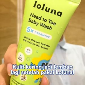 LOLUNA Baby Body Lotion - Wash - Hair Lotion - Set Perawatan Bayi Premium