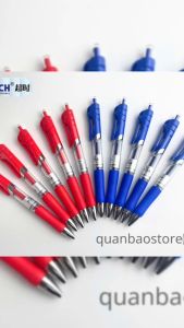 Bút gel bấm thân béo có đệm cao su 0.5mm. Chosch CS-K35A mực xanh đỏ đen.