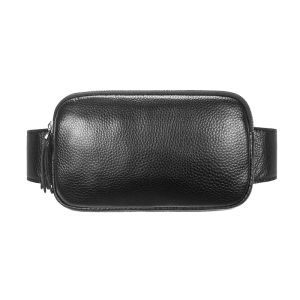 Leather Waist Pack Fanny Bag for Men Women Outdoor Travel Sports Running Walking Hiking Slim Cell Phone Purse Waist Wallet Pouch