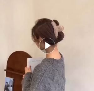 Jepit Rambut Bulu TARA Jedai Rambut Bulu Korea Jepitan Aksesoris Rambut Wanita Dewasa