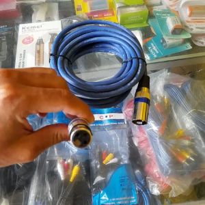 Kabel Mikrofon G463 Asli 5 Meter XLR Kabel Mixer Karaoke Vokal Phantom Pro - Kabel Mikrofon Dynamic Universal Profesional dengan Suara Jernih dan Maksimal (Bisa Dipakai untuk Semua Jenis Mikrofon)