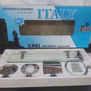 Bộ Phụ Kiện Phòng Tắm Inox ITALY Cao Cấp 6 Món Giá Tận Xưởng