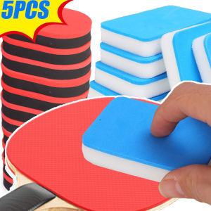 5 cái vợt Tennis Bóng bàn chuyên nghiệp bàn chải làm sạch cao su EVA miếng bọt biển lau hai lớp dày bóng bàn bền vợt tennis dụng cụ vệ sinh vợt tennis dụng cụ chăm sóc