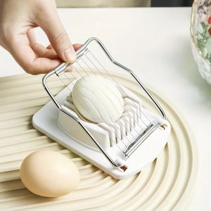 Egg Slicer Chopper Stainless Steel Fruit Salad Cutter Can Cut Soft Kitchen Gadget Tools
