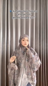 Mukenah dewasa motif bunga terlaris dan termurah gratis ongkir
