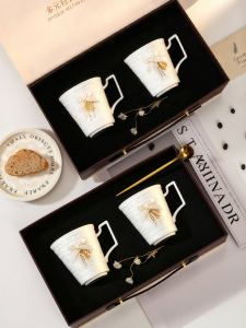 Yomerto | Premium Delicate Couple Mugs Ceramic Coffee Cup
