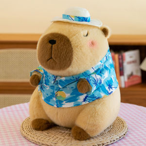 QIAOSHANG | Summer Beach Water Buffalo Plush Toy Cute and Ugly Stuffed Animal