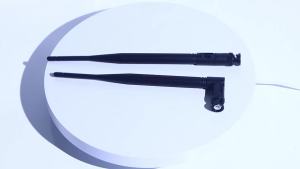 2Pcs 5dBi High Gain UHF BNC Antennas 210mm 500MHz-900MHz for Wireless Microphone Receivers