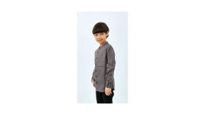 Carvil Baju Koko Anak ZIA - GREY