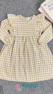 ByKiddos - Gamis Anak Perempuan Lengan Ruffle Lokal / Dress Anak Perempuan / Pakaian Anak Perempuan Cantik Gaya Feminim