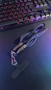 KIVEE 2 IN 1 Cable+มสายห้อยโทรศัพท์ 1.2M สายชาร์จ ชาร์จเร็ว Type-C to L / Type-C to Type-C ยาว 1.2 เม