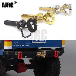 1:10 Scale Accessories Metal Tow Hook Trailer Hitch for RC Crawler Traxxas TRX4 TRX6 Axial SCX10 90046 90053 GEN8 D90 D110 RGT