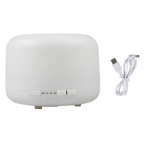 500ml Essential Oil Diffuser Quiet Aroma Mist Diffusers Remote Control Ultrasonic Air Humidifier with 7 Colors Light for Bedroom