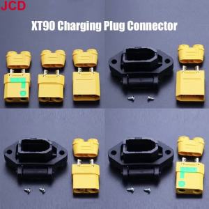 XT90S Cắm Sạc Điện Nam Nữ Vỏ Kim Cương Cho Xe Điện Pin Lithium Sửa Đổi Giao Diện Sạc Chống Cháy